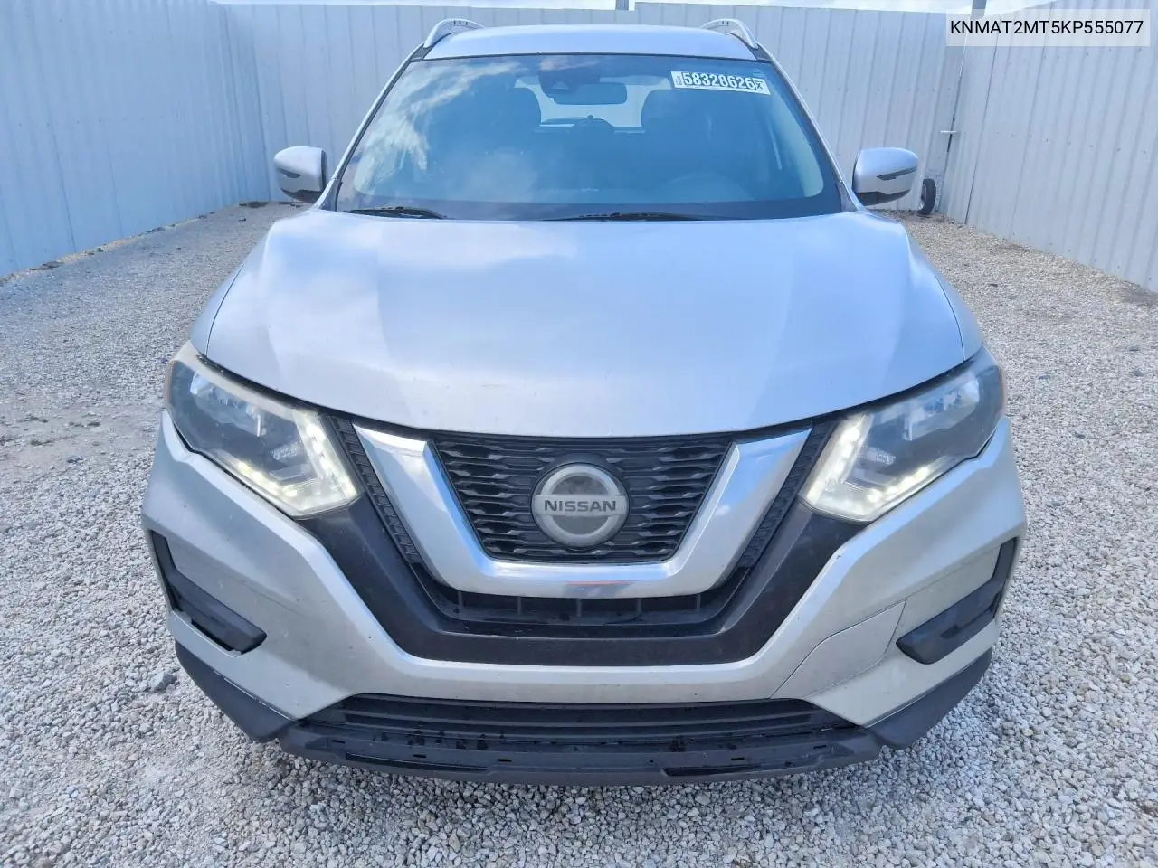 2019 Nissan Rogue S VIN: KNMAT2MT5KP555077 Lot: 58328626