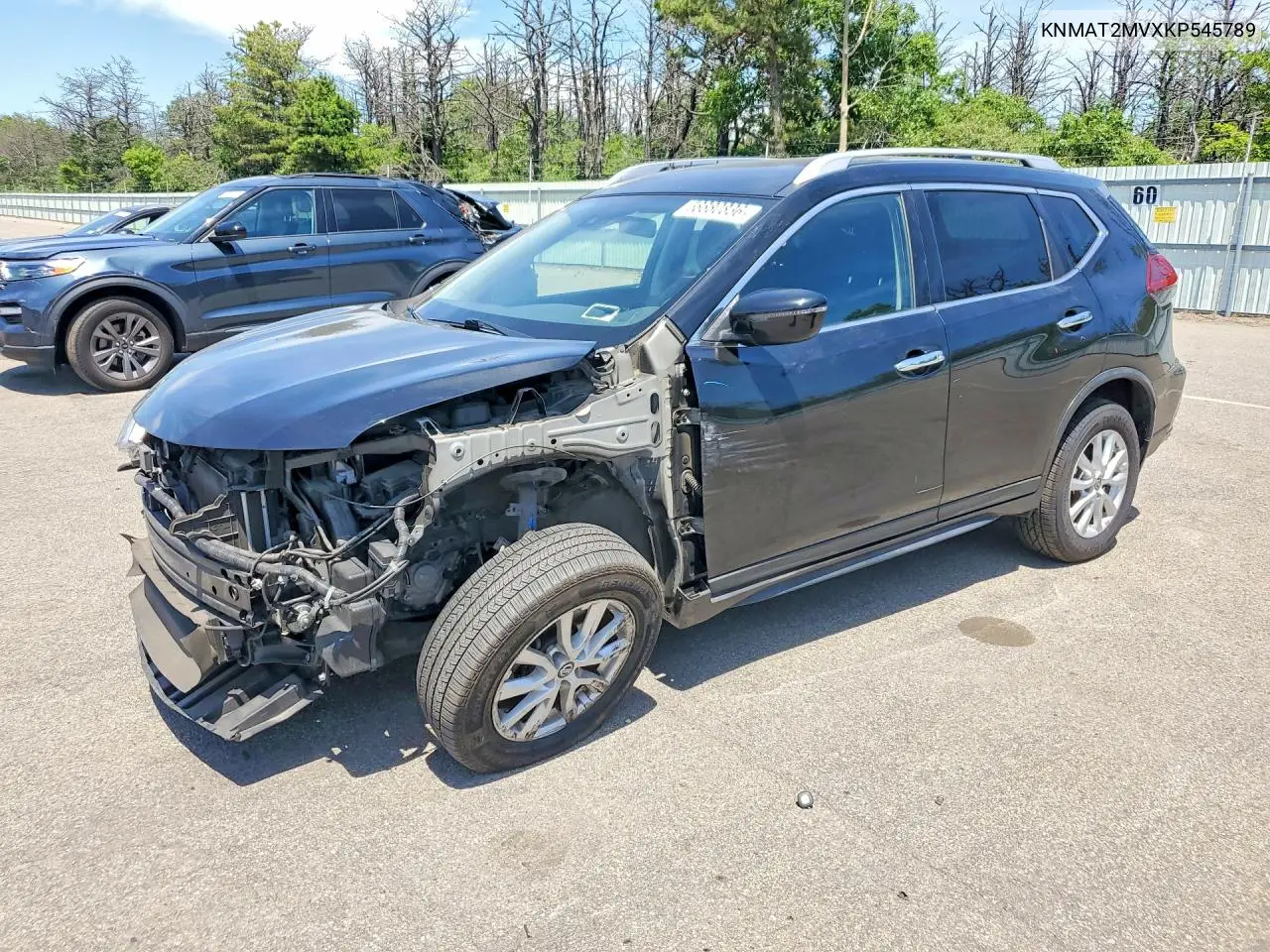 2019 Nissan Rogue Sv VIN: KNMAT2MVXKP545789 Lot: 58880836
