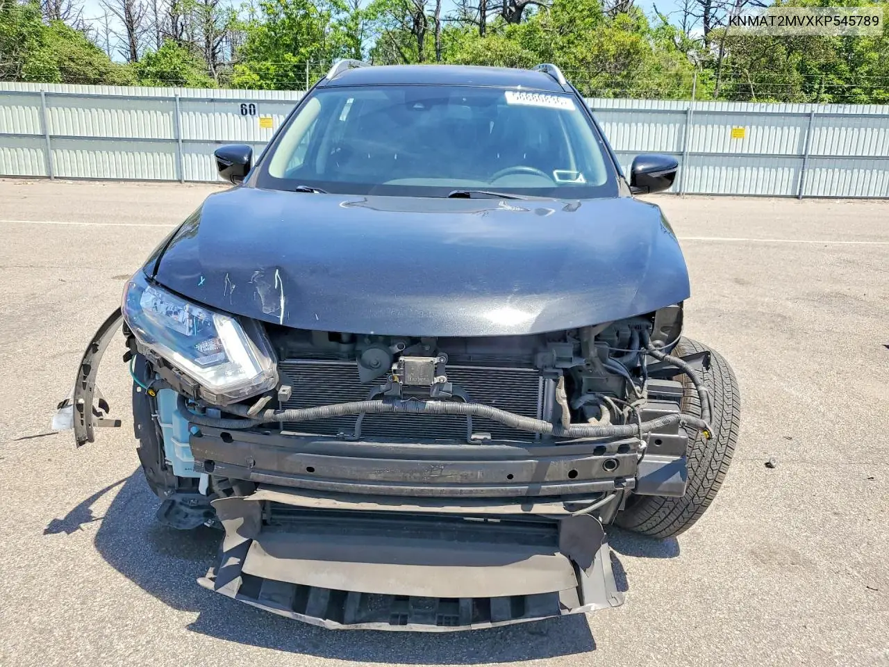 2019 Nissan Rogue Sv VIN: KNMAT2MVXKP545789 Lot: 58880836