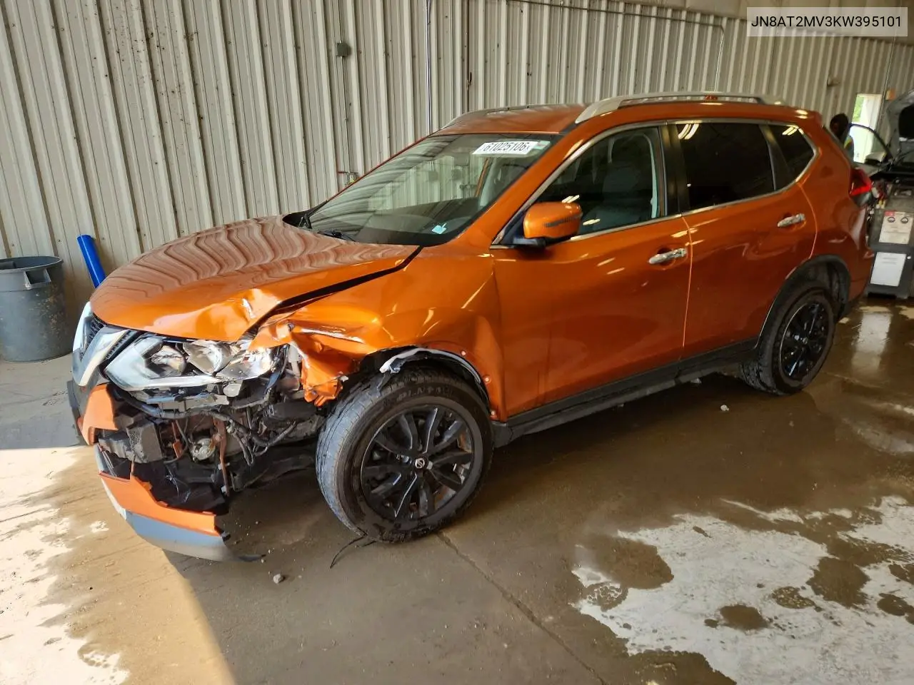 2019 Nissan Rogue Sv VIN: JN8AT2MV3KW395101 Lot: 61025106