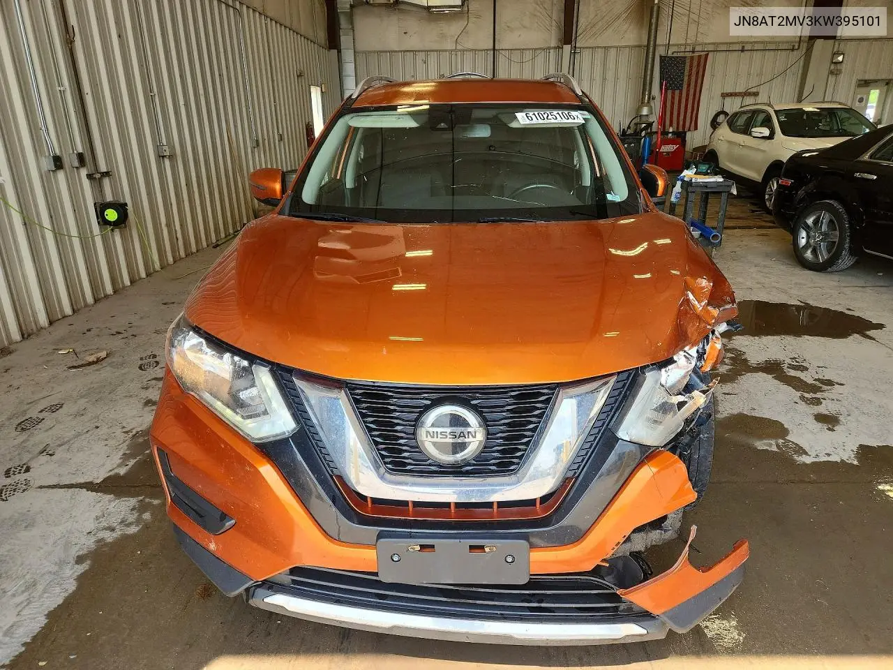 2019 Nissan Rogue Sv VIN: JN8AT2MV3KW395101 Lot: 61025106