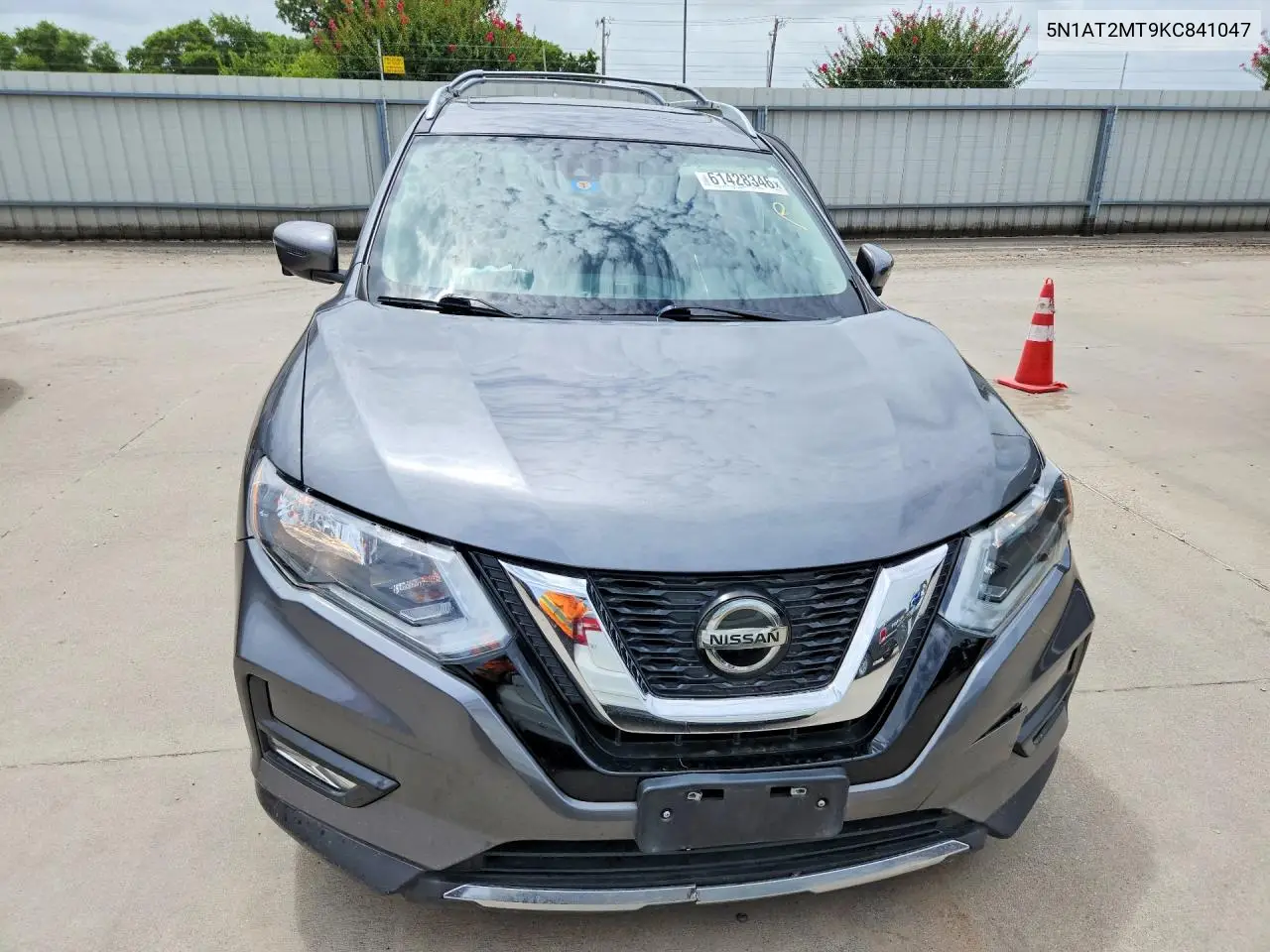 2019 Nissan Rogue Sv VIN: 5N1AT2MT9KC841047 Lot: 61428346
