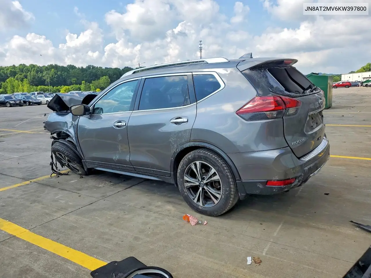 2019 Nissan Rogue Sv VIN: JN8AT2MV6KW397800 Lot: 61503996
