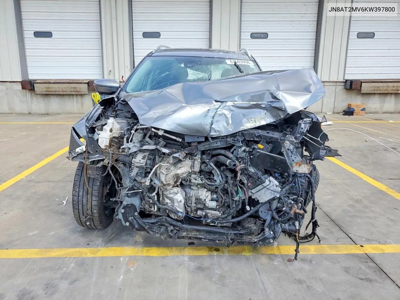2019 Nissan Rogue Sv VIN: JN8AT2MV6KW397800 Lot: 61503996