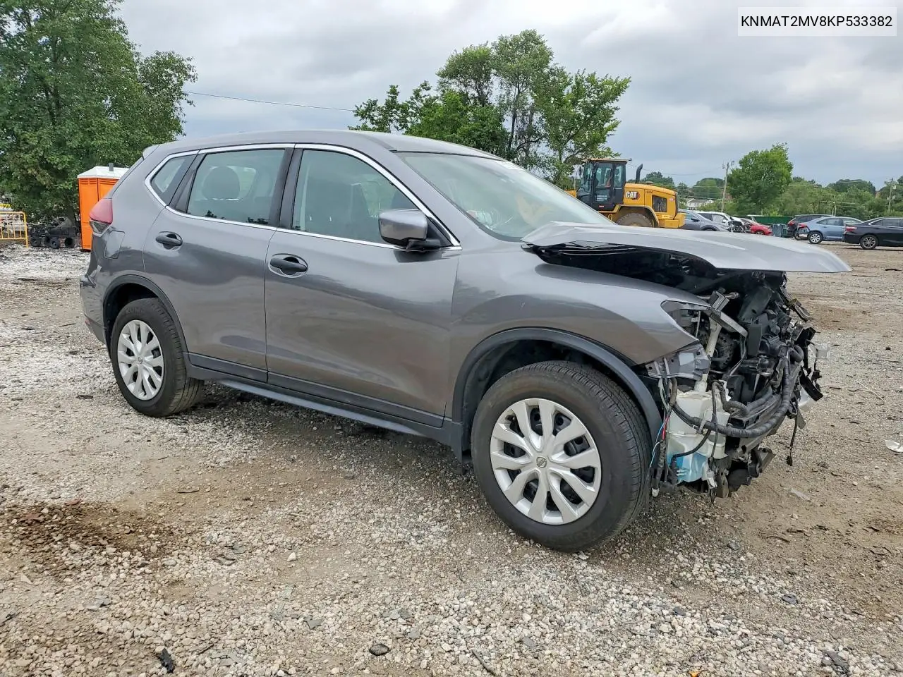 2019 Nissan Rogue S VIN: KNMAT2MV8KP533382 Lot: 61507066
