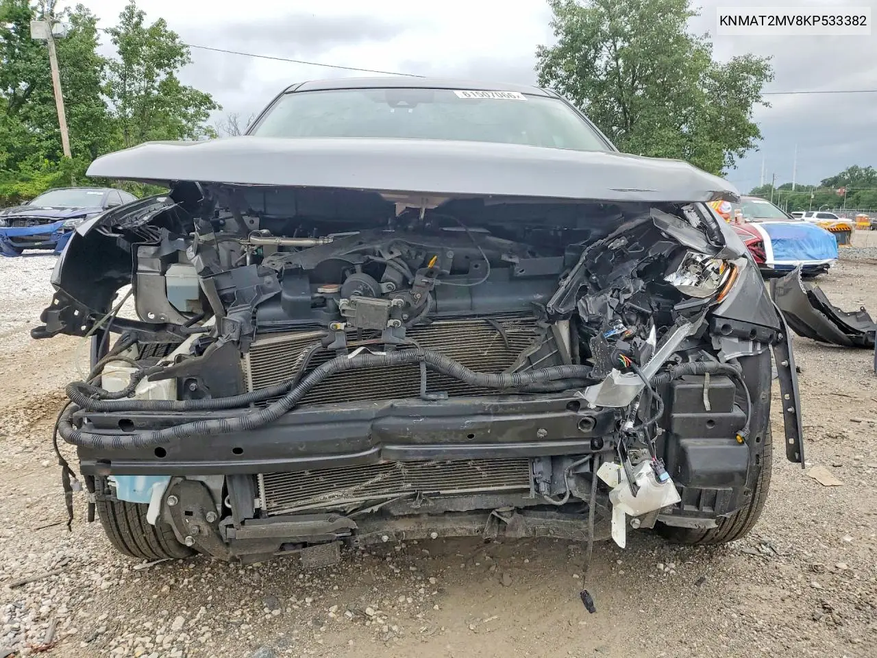 2019 Nissan Rogue S VIN: KNMAT2MV8KP533382 Lot: 61507066