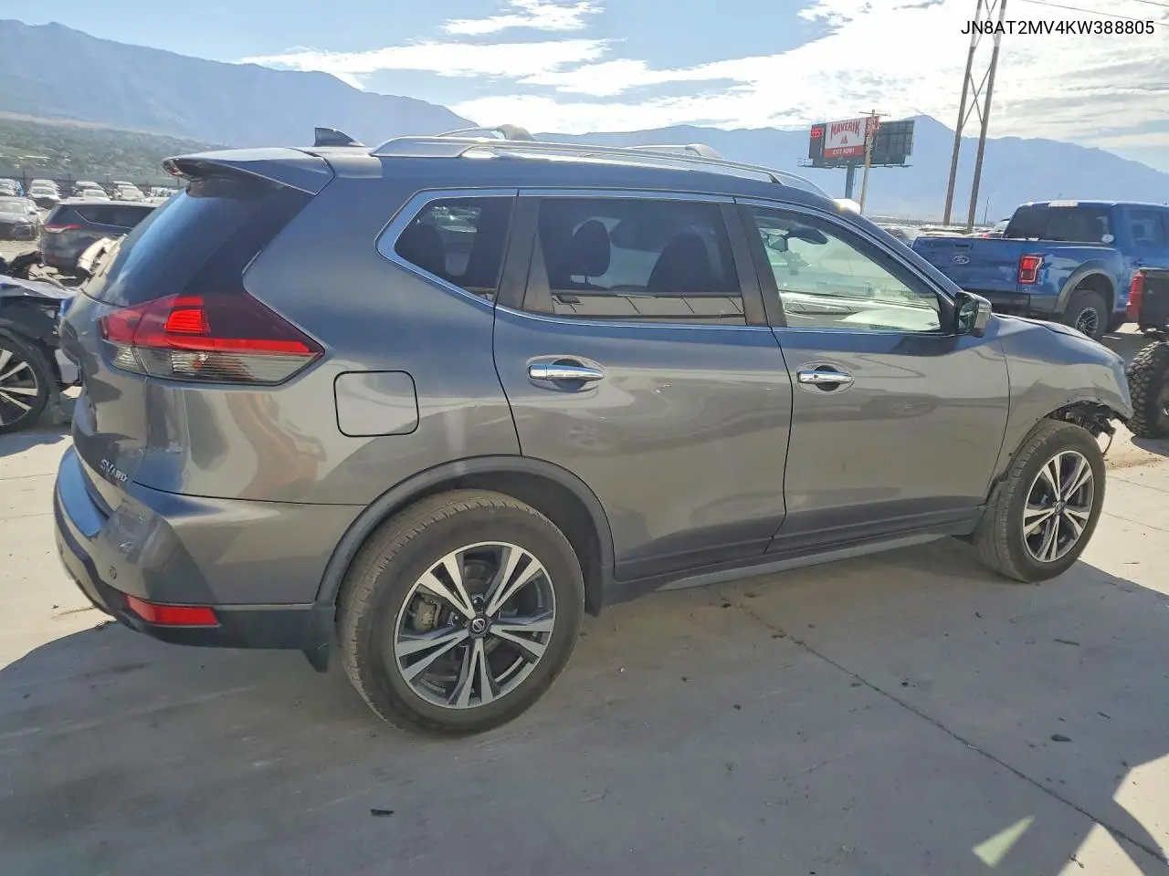2019 Nissan Rogue Sv VIN: JN8AT2MV4KW388805 Lot: 61789026