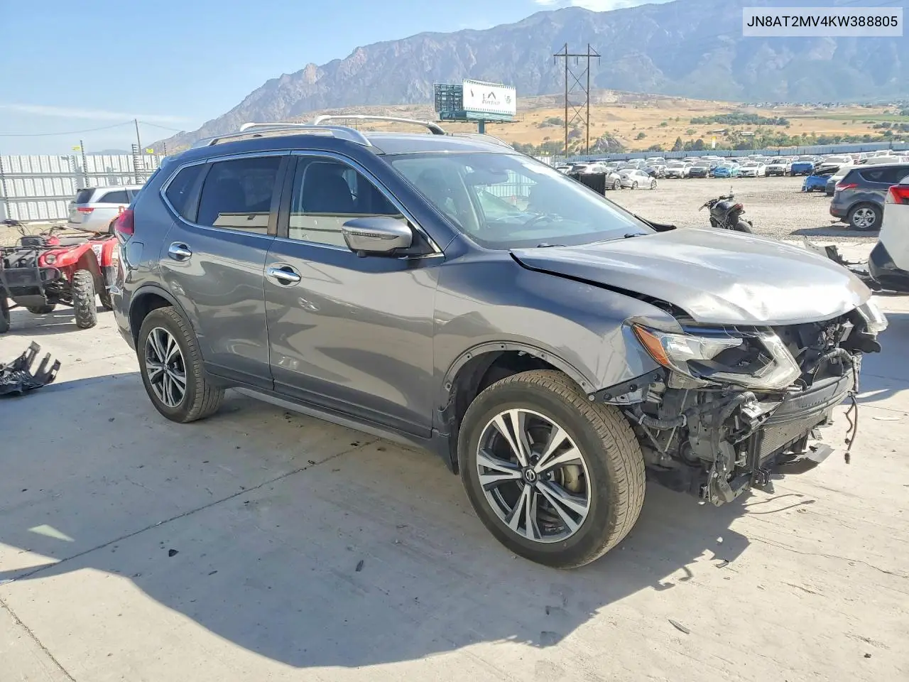 2019 Nissan Rogue Sv VIN: JN8AT2MV4KW388805 Lot: 61789026