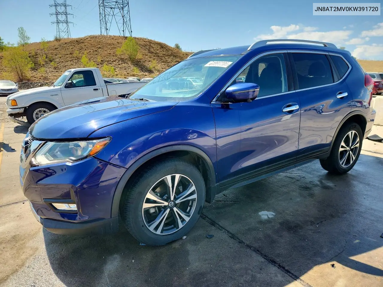 2019 Nissan Rogue Sv VIN: JN8AT2MV0KW391720 Lot: 61896286