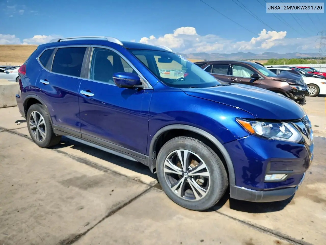 2019 Nissan Rogue Sv VIN: JN8AT2MV0KW391720 Lot: 61896286