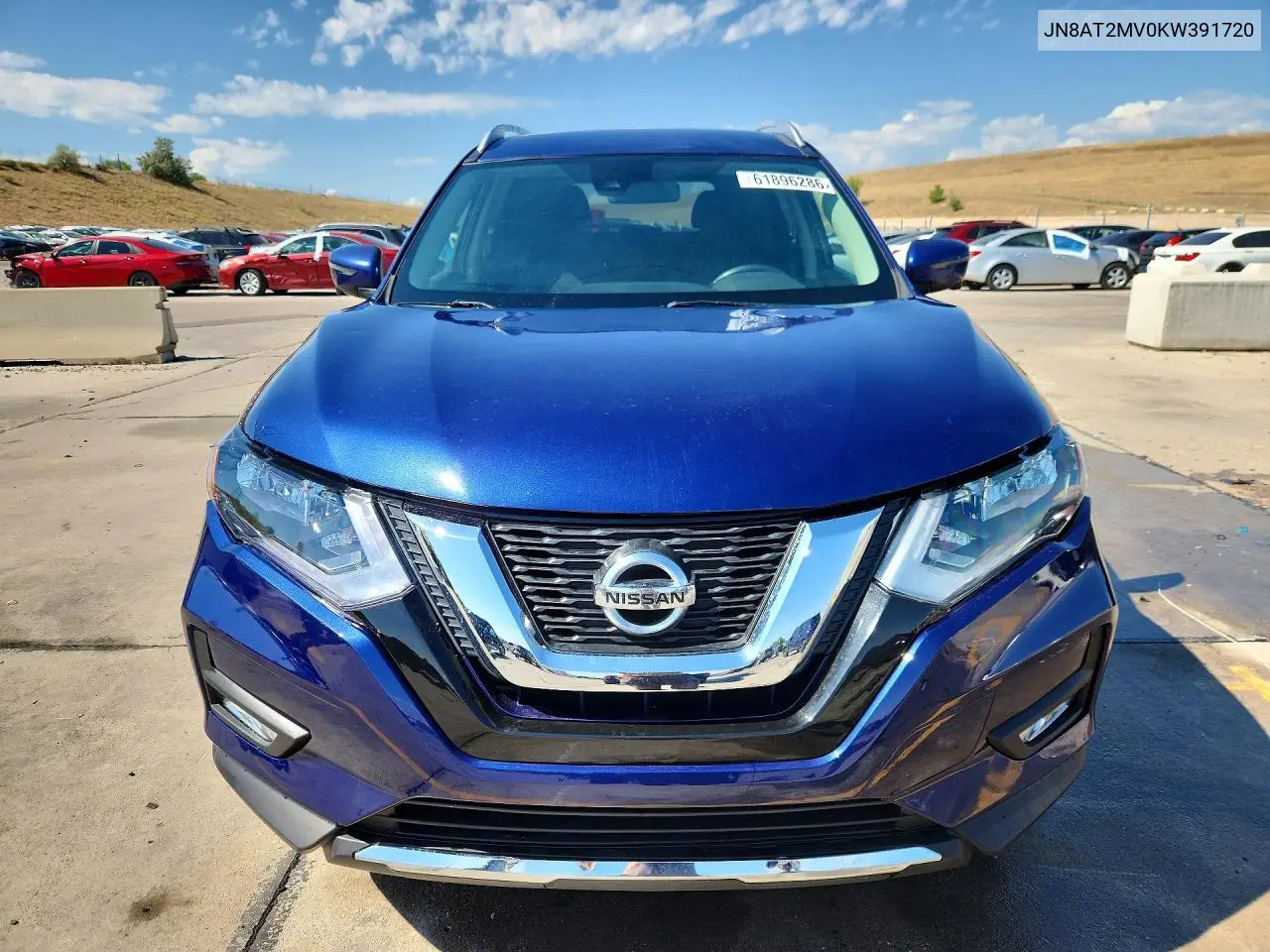 2019 Nissan Rogue Sv VIN: JN8AT2MV0KW391720 Lot: 61896286