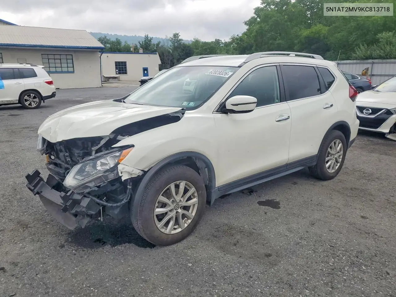 2019 Nissan Rogue S VIN: 5N1AT2MV9KC813718 Lot: 62028326