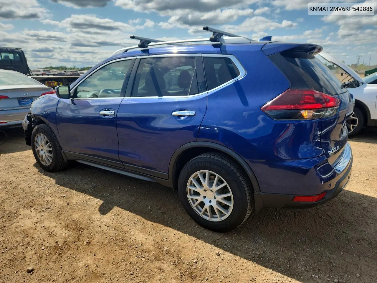 2019 Nissan Rogue Sv VIN: KNMAT2MV6KP549886 Lot: 62041716