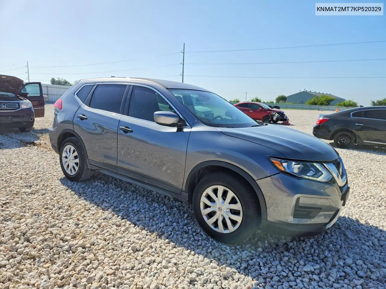 2019 Nissan Rogue S VIN: KNMAT2MT7KP520329 Lot: 62049226