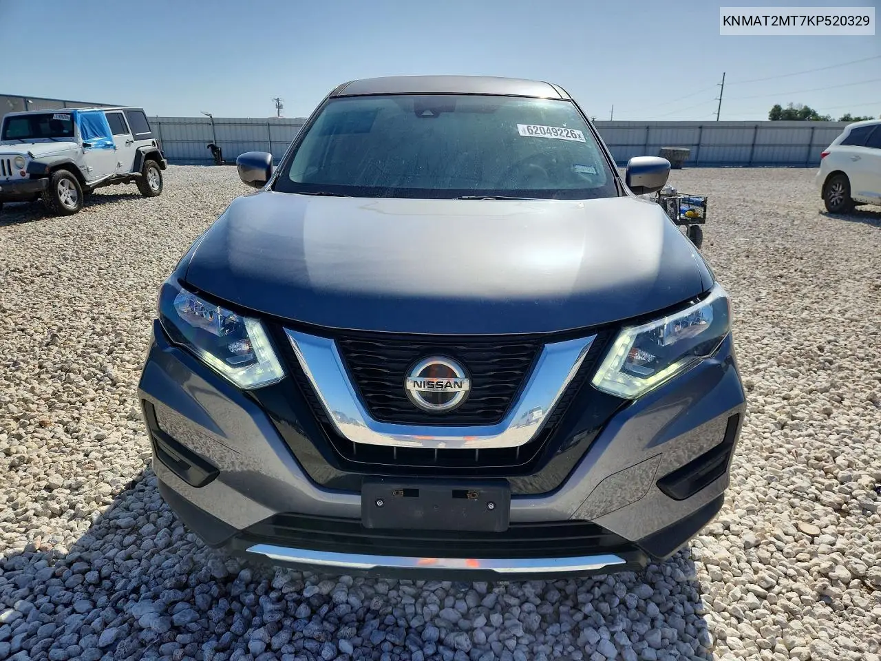 2019 Nissan Rogue S VIN: KNMAT2MT7KP520329 Lot: 62049226