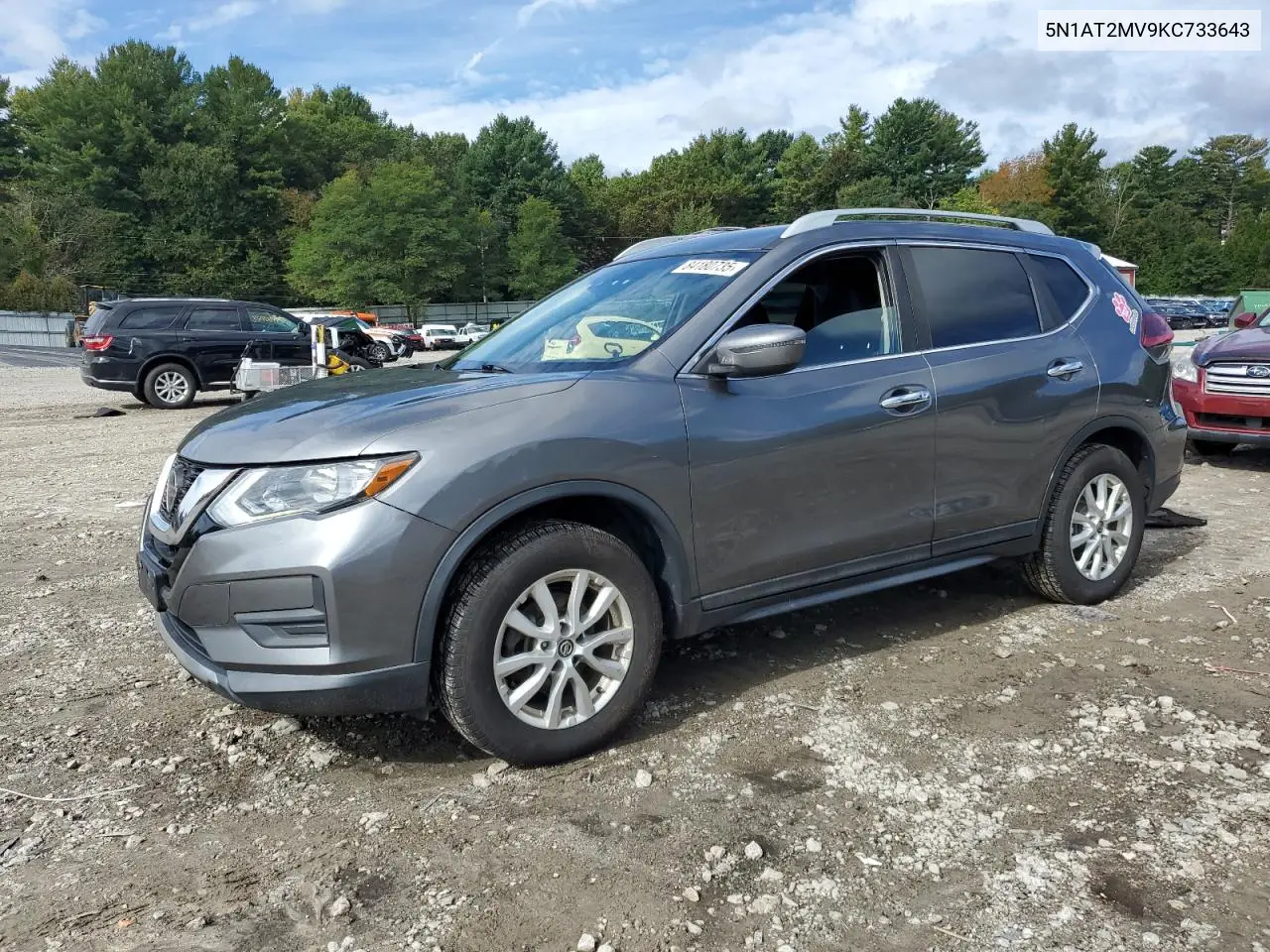 5N1AT2MV9KC733643 2019 Nissan Rogue S