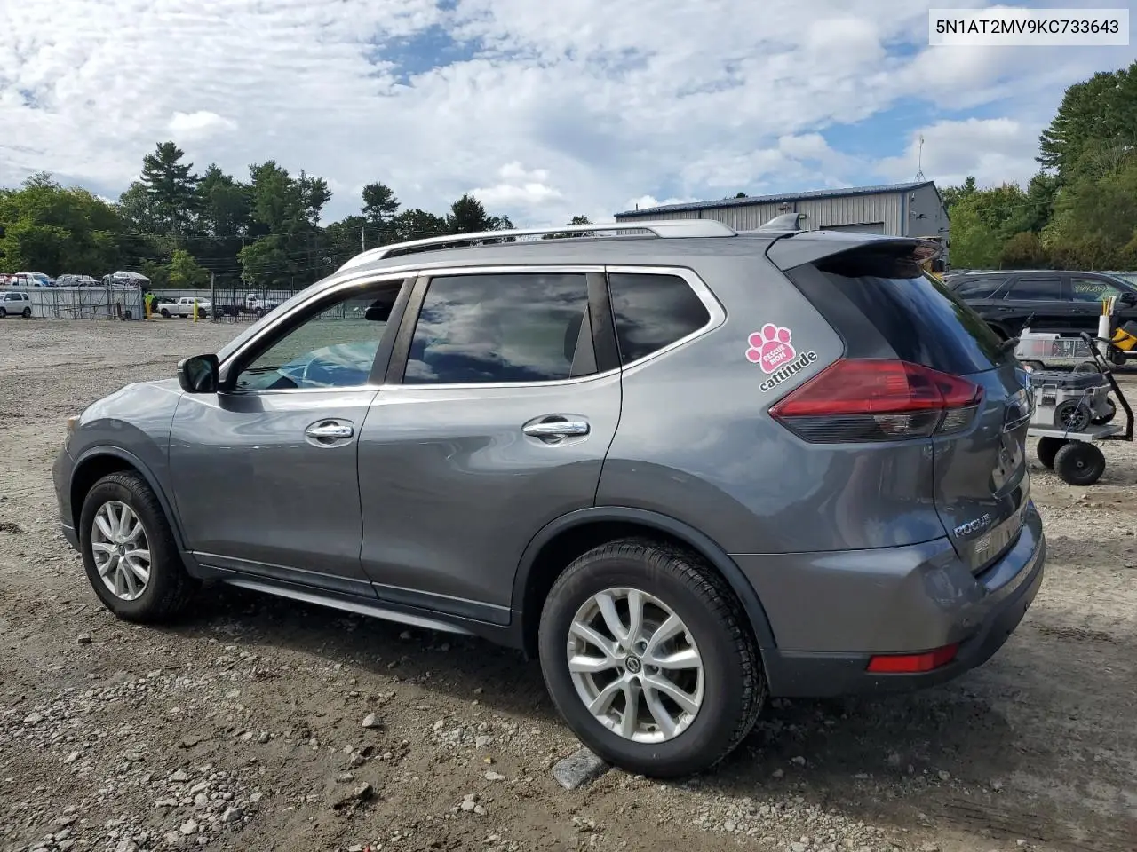 5N1AT2MV9KC733643 2019 Nissan Rogue S