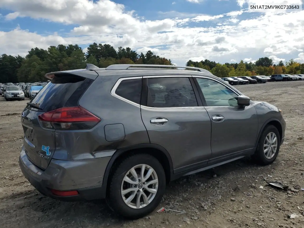 5N1AT2MV9KC733643 2019 Nissan Rogue S