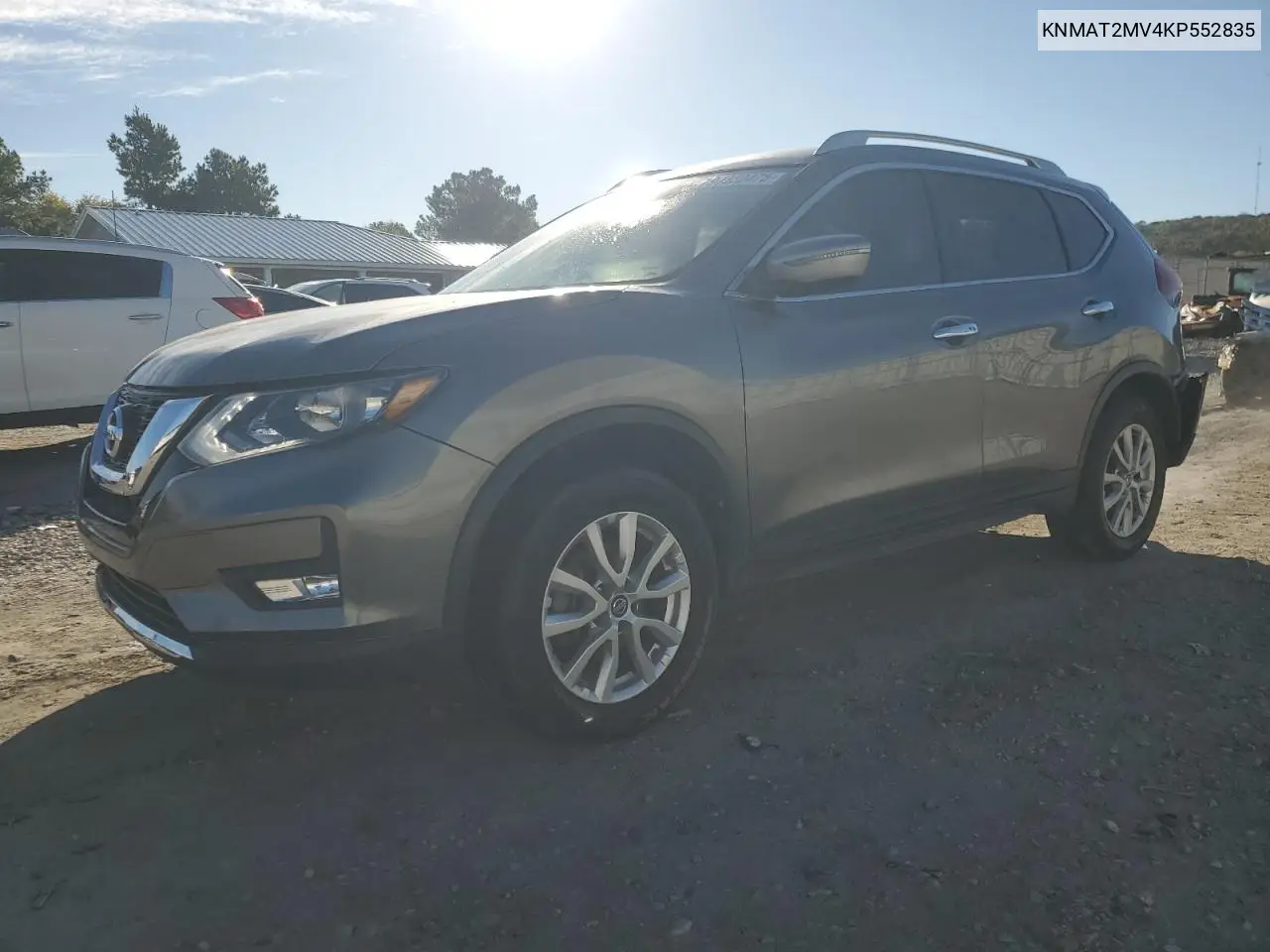 KNMAT2MV4KP552835 2019 Nissan Rogue Sv