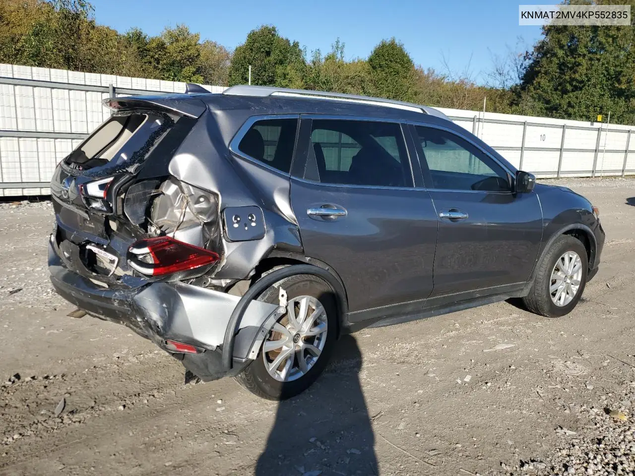 KNMAT2MV4KP552835 2019 Nissan Rogue Sv