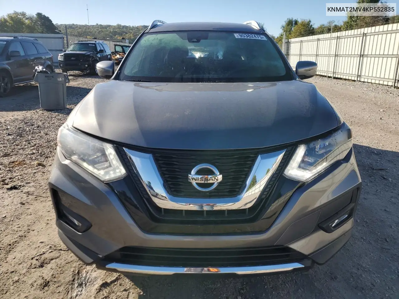 KNMAT2MV4KP552835 2019 Nissan Rogue Sv