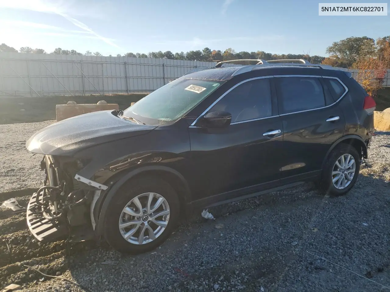 5N1AT2MT6KC822701 2019 Nissan Rogue S