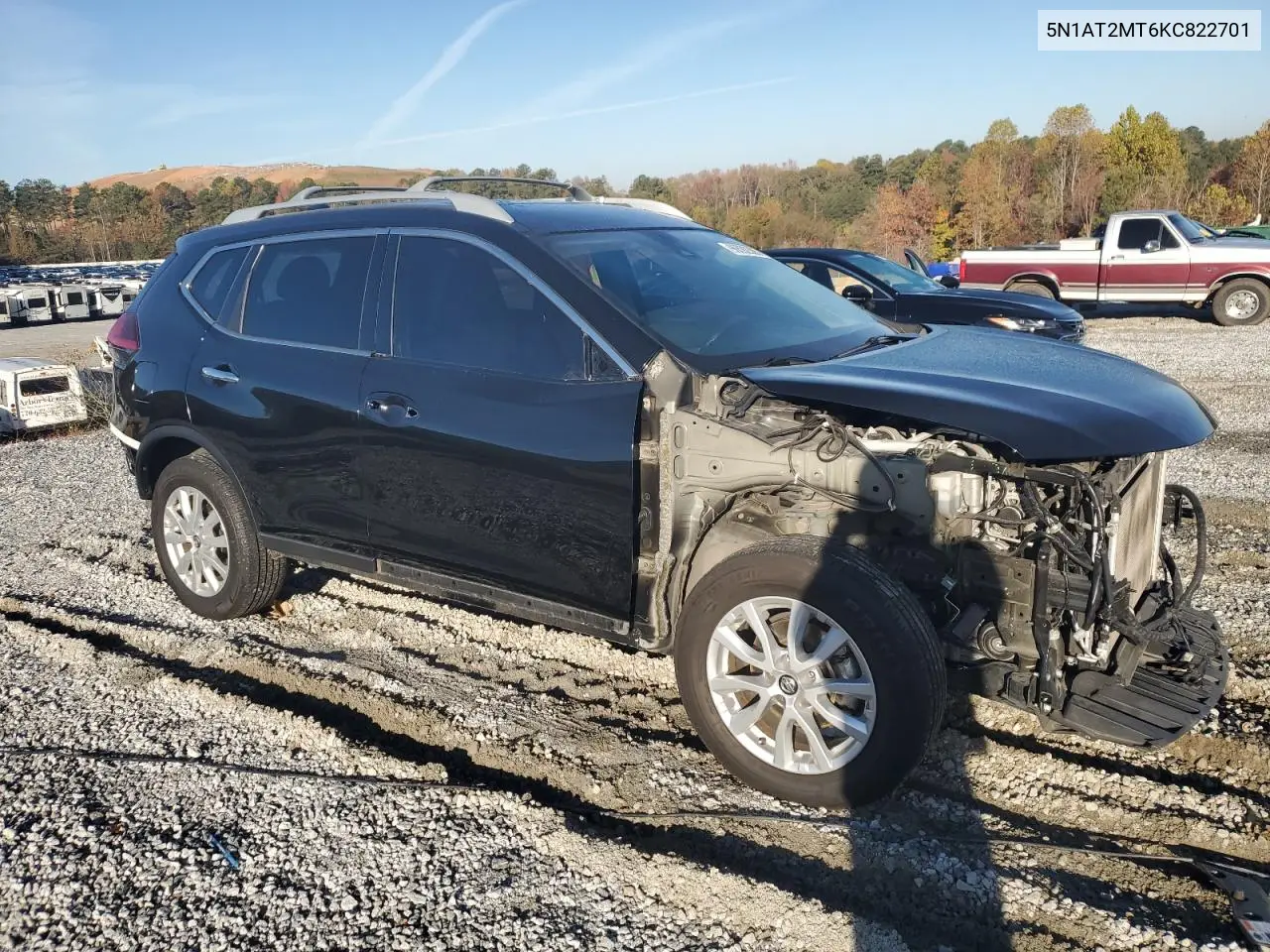 5N1AT2MT6KC822701 2019 Nissan Rogue S