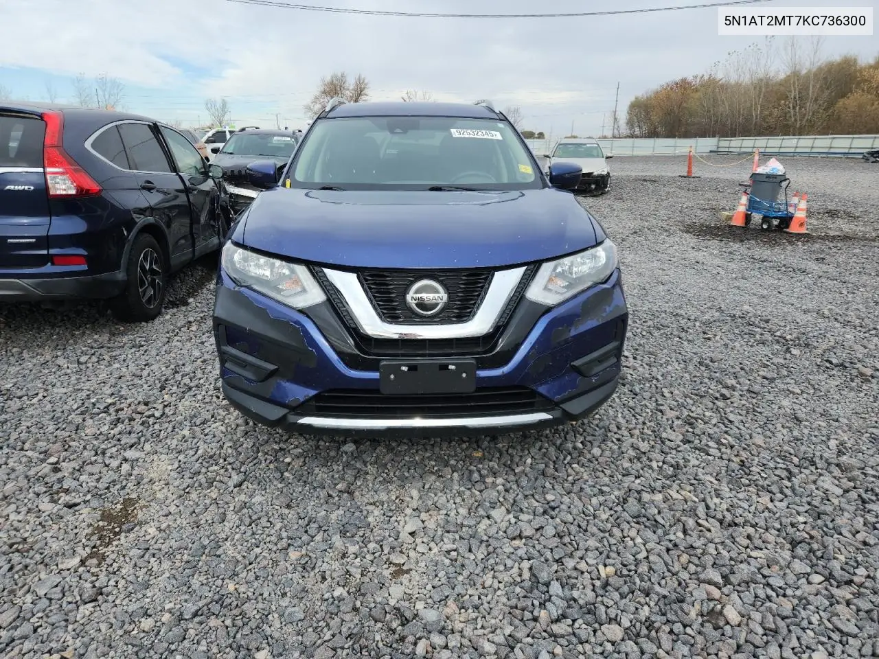 5N1AT2MT7KC736300 2019 Nissan Rogue S