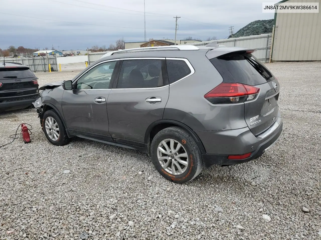 JN8AT2MV9KW386614 2019 Nissan Rogue S