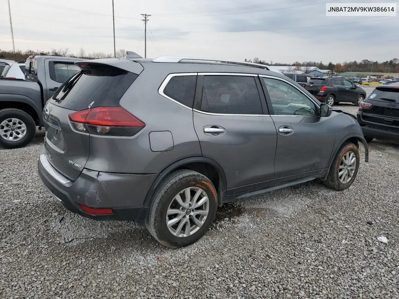 JN8AT2MV9KW386614 2019 Nissan Rogue S
