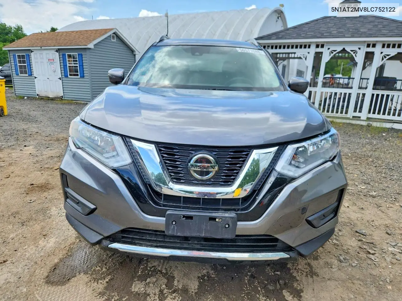 2020 Nissan Rogue S VIN: 5N1AT2MV8LC752122 Lot: 56571686