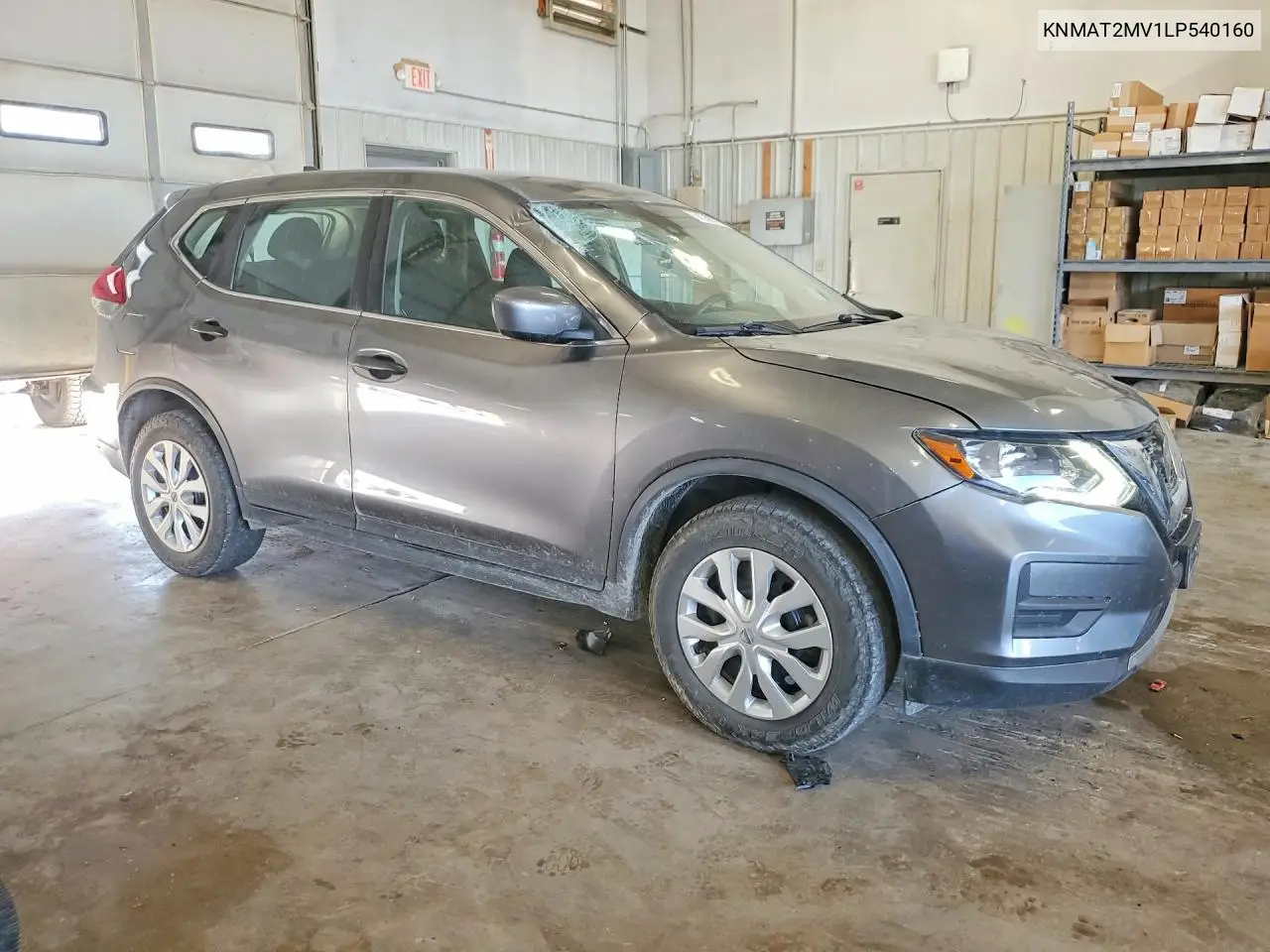 2020 Nissan Rogue S VIN: KNMAT2MV1LP540160 Lot: 61332076