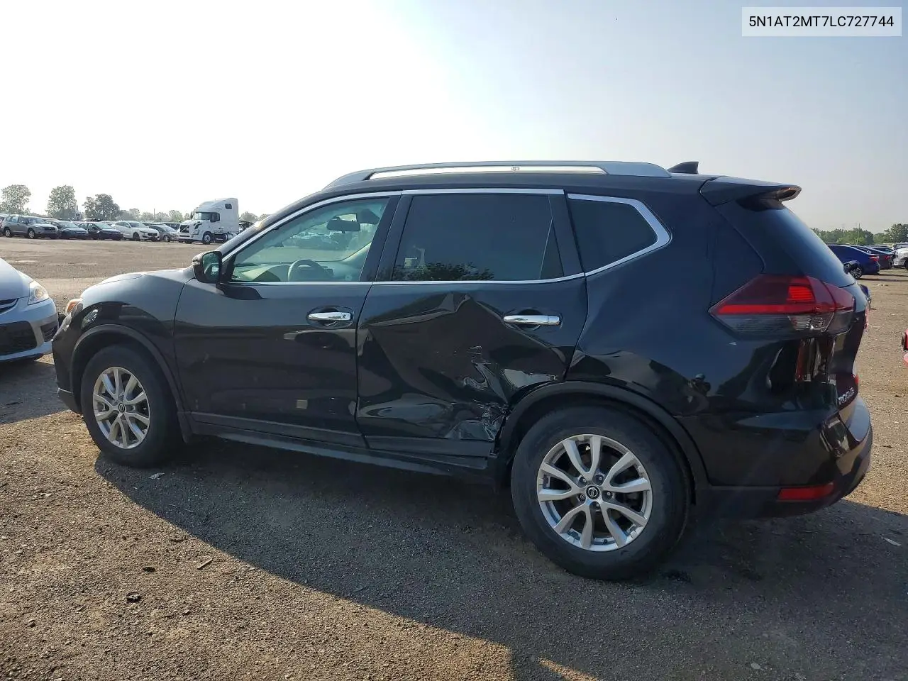 2020 Nissan Rogue S VIN: 5N1AT2MT7LC727744 Lot: 61413156