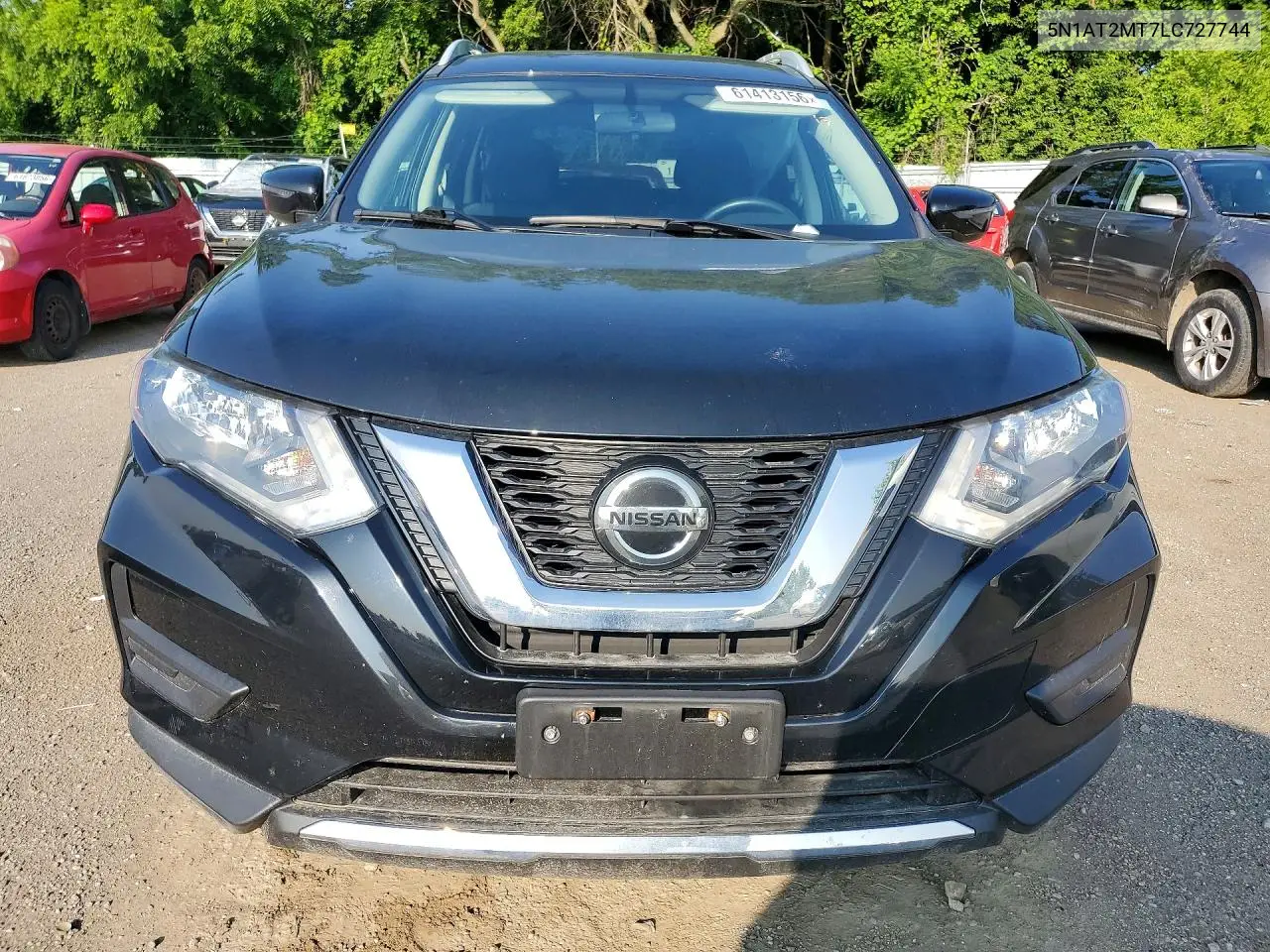 2020 Nissan Rogue S VIN: 5N1AT2MT7LC727744 Lot: 61413156