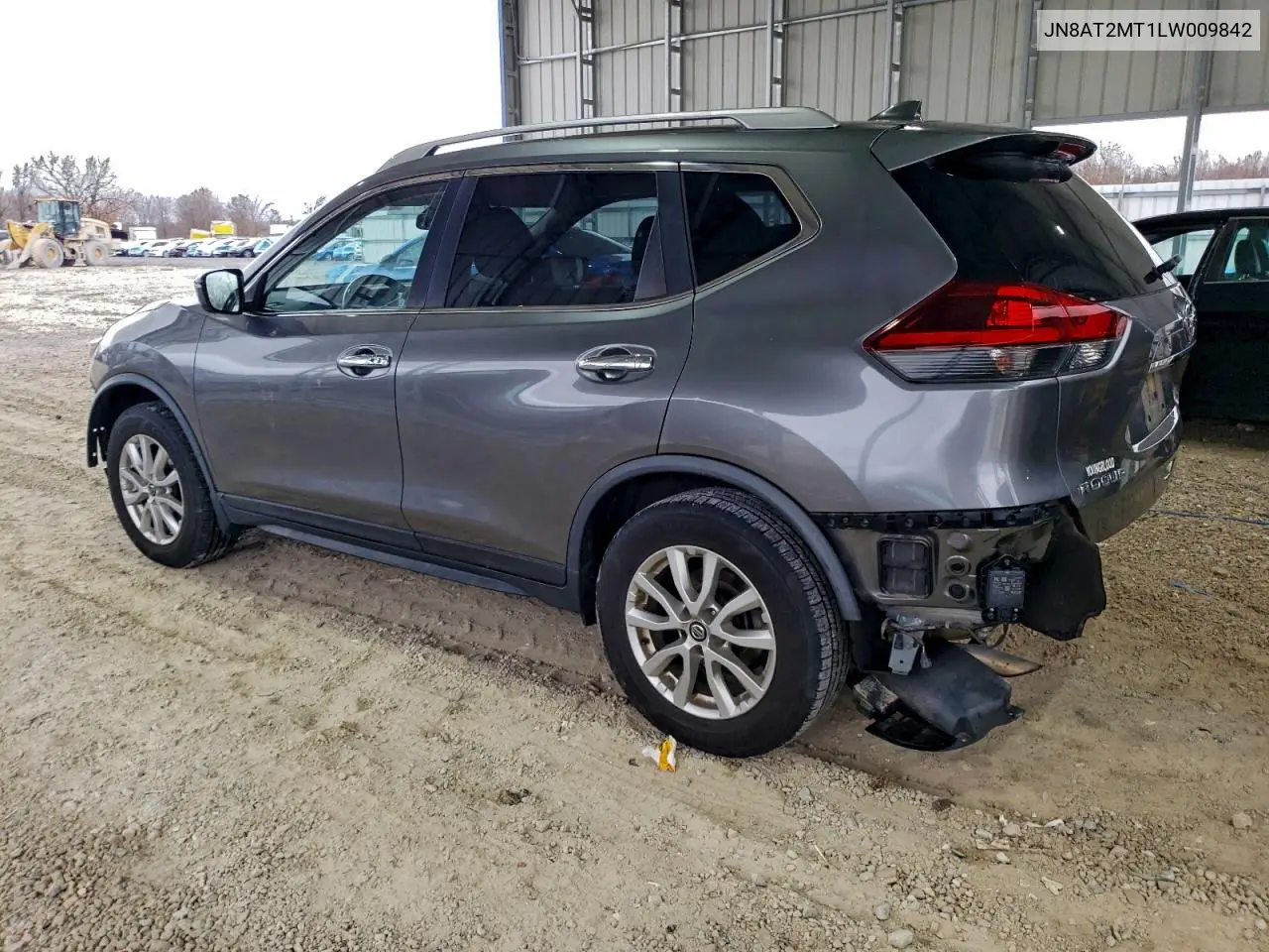 JN8AT2MT1LW009842 2020 Nissan Rogue S