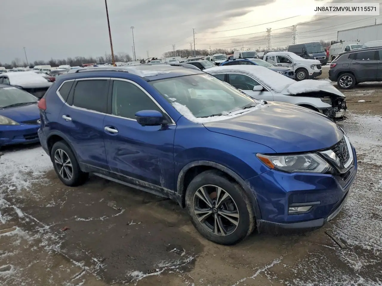 JN8AT2MV9LW115571 2020 Nissan Rogue S