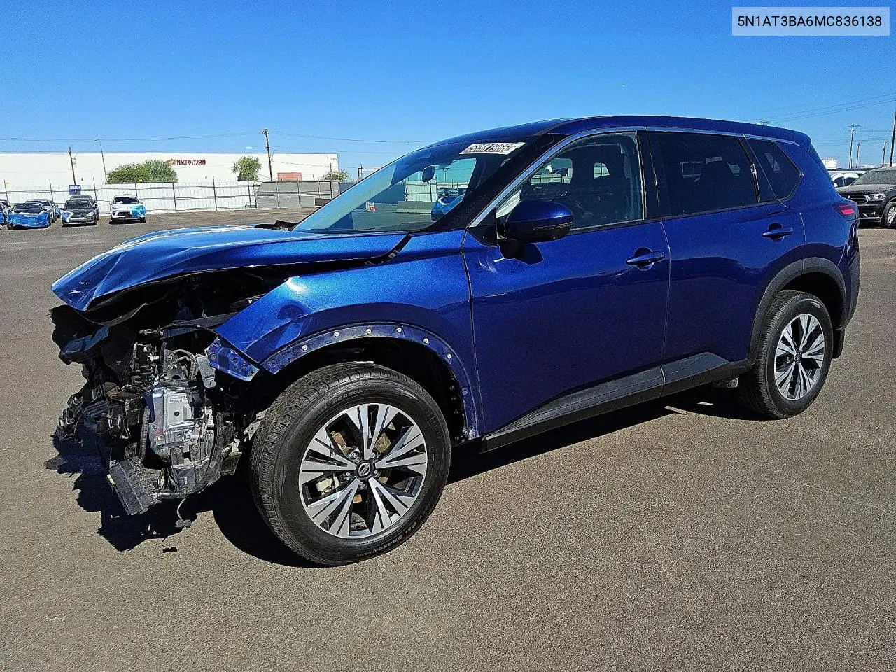 5N1AT3BA6MC836138 2021 Nissan Rogue Sv