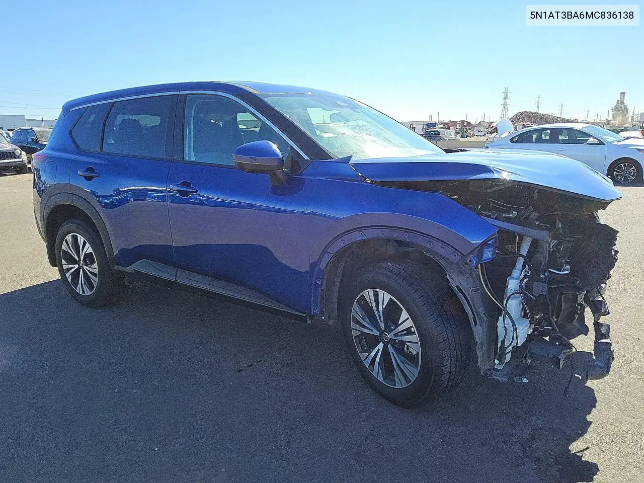 5N1AT3BA6MC836138 2021 Nissan Rogue Sv