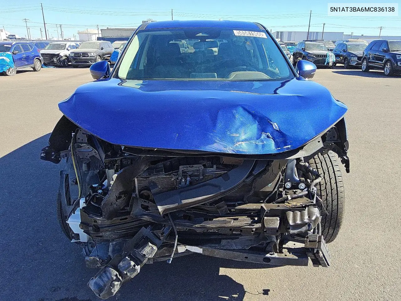 5N1AT3BA6MC836138 2021 Nissan Rogue Sv