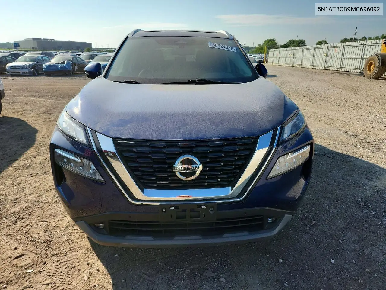 2021 Nissan Rogue Sl VIN: 5N1AT3CB9MC696092 Lot: 60924086