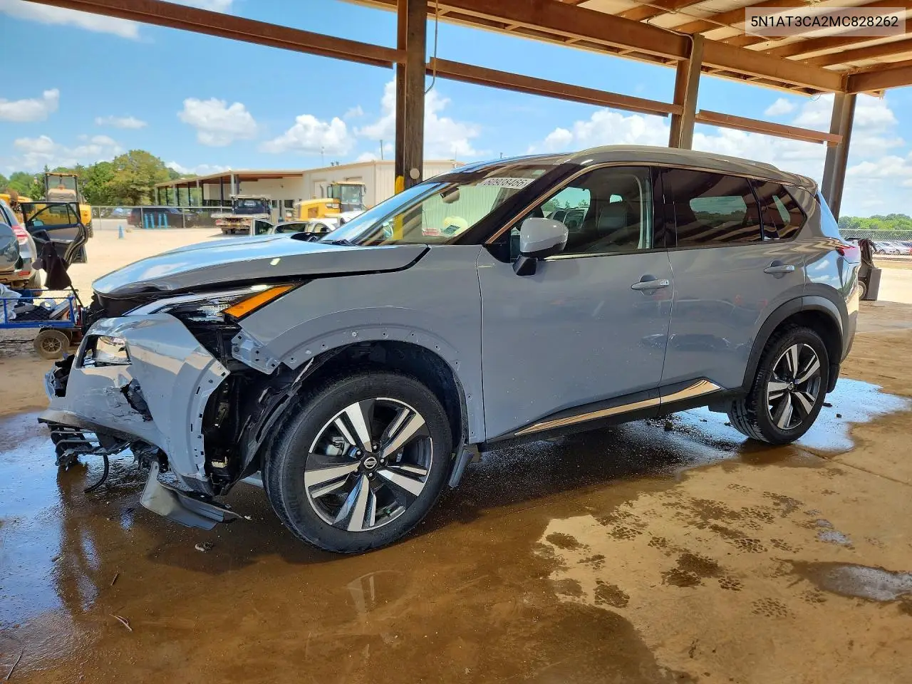 2021 Nissan Rogue Sl VIN: 5N1AT3CA2MC828262 Lot: 60938466