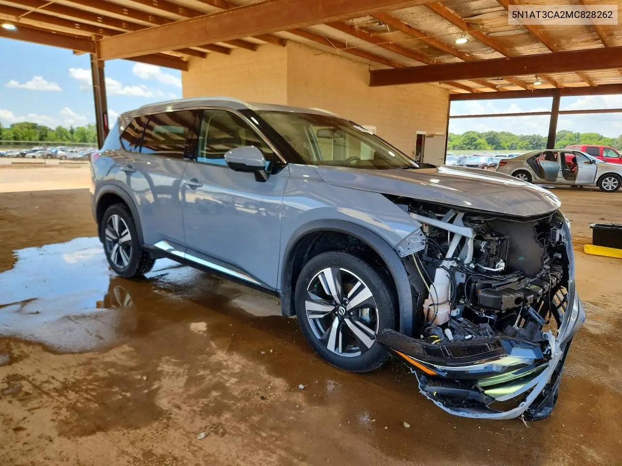 2021 Nissan Rogue Sl VIN: 5N1AT3CA2MC828262 Lot: 60938466