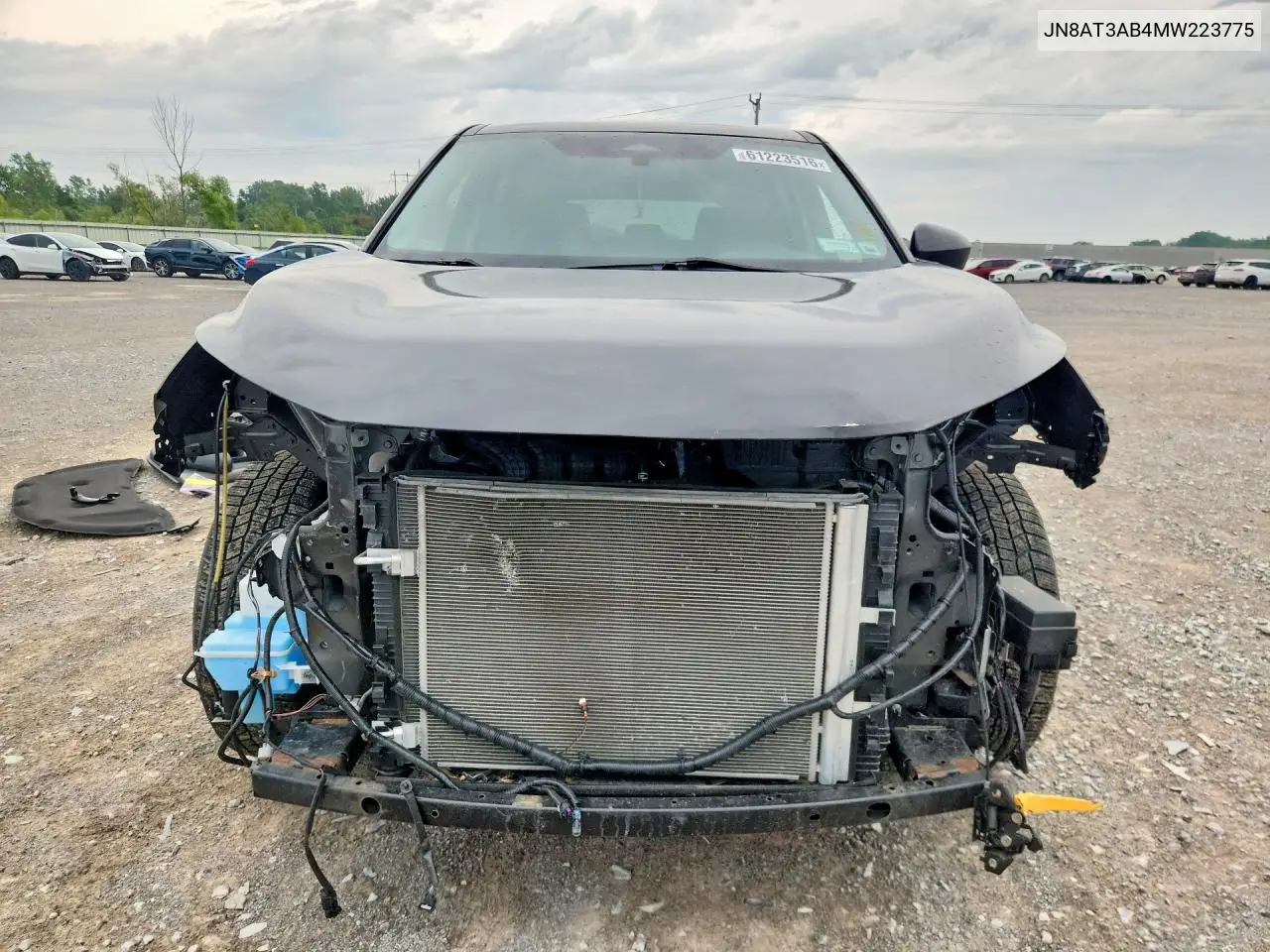 2021 Nissan Rogue S VIN: JN8AT3AB4MW223775 Lot: 61223516