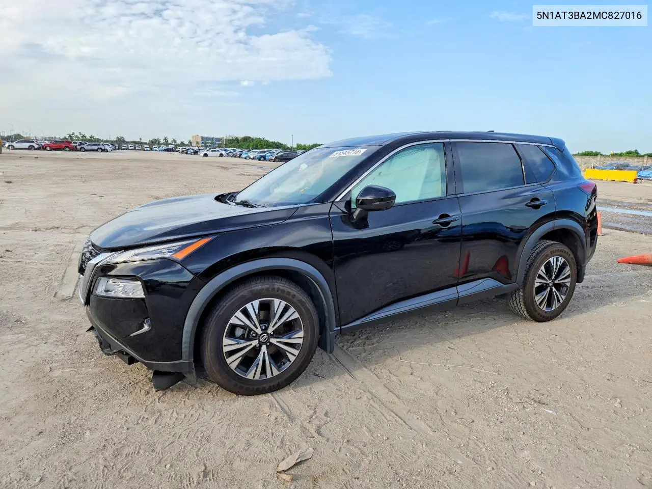 2021 Nissan Rogue Sv VIN: 5N1AT3BA2MC827016 Lot: 61545716