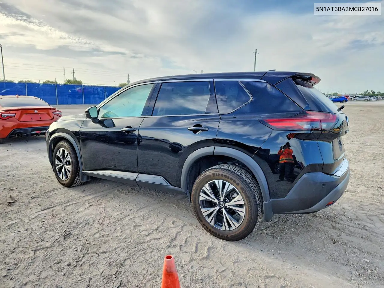 2021 Nissan Rogue Sv VIN: 5N1AT3BA2MC827016 Lot: 61545716