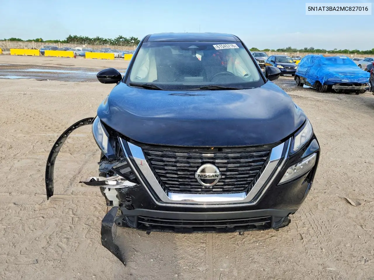 2021 Nissan Rogue Sv VIN: 5N1AT3BA2MC827016 Lot: 61545716