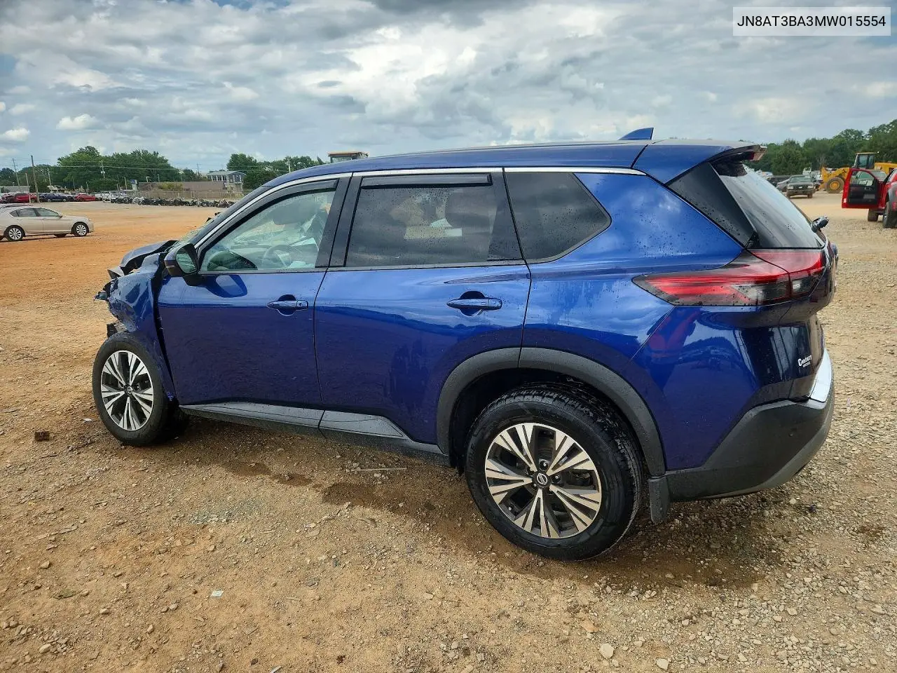2021 Nissan Rogue Sv VIN: JN8AT3BA3MW015554 Lot: 62031046
