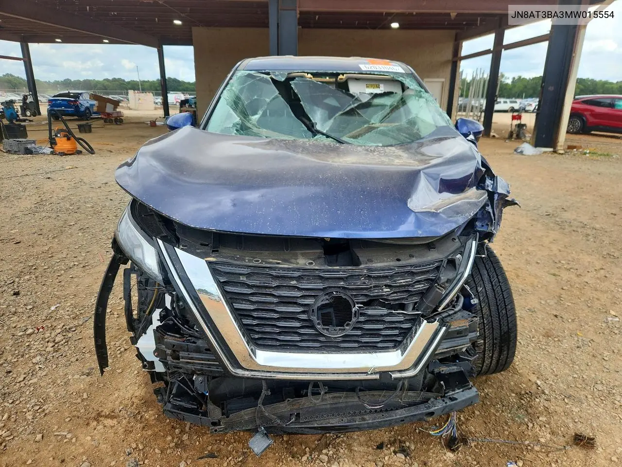 2021 Nissan Rogue Sv VIN: JN8AT3BA3MW015554 Lot: 62031046