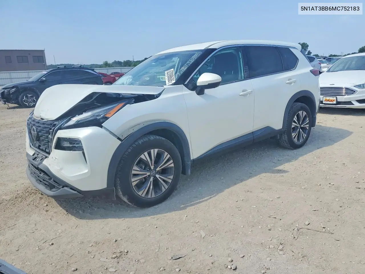 2021 Nissan Rogue Sv VIN: 5N1AT3BB6MC752183 Lot: 62098686