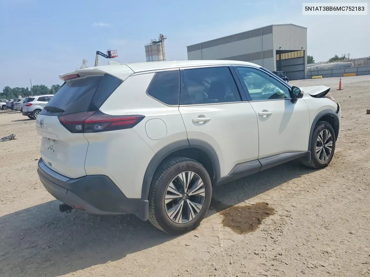 2021 Nissan Rogue Sv VIN: 5N1AT3BB6MC752183 Lot: 62098686